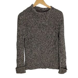 Geoffrey Beene Sport Stretch Split Cowl Neck Sweater Size XL